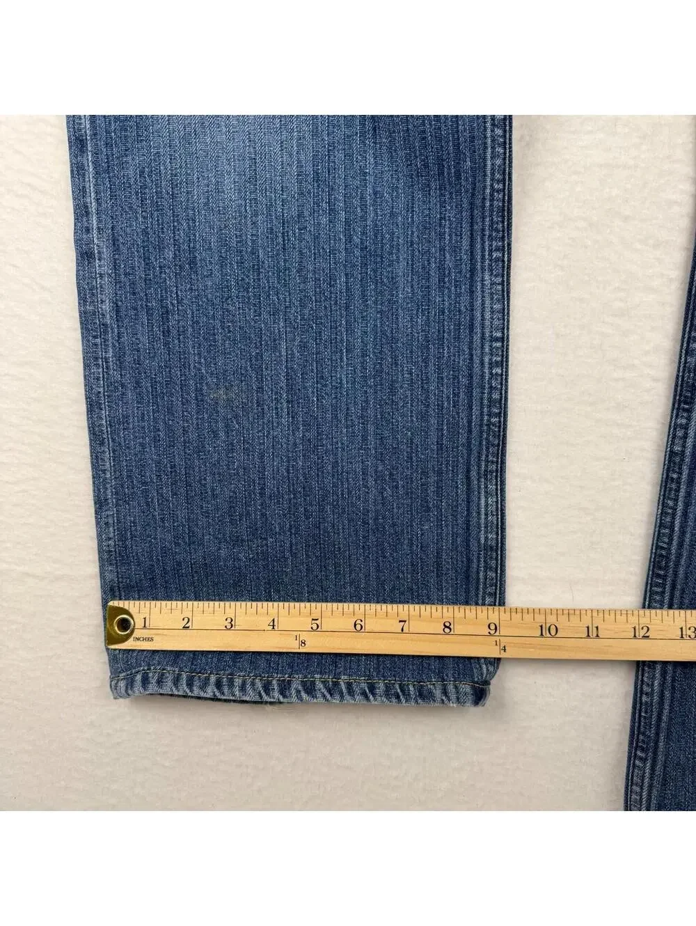 RARE Vintage DIESEL Men's 35x32 Relaxed Pin Striped Denim Jeans Y2K 00s